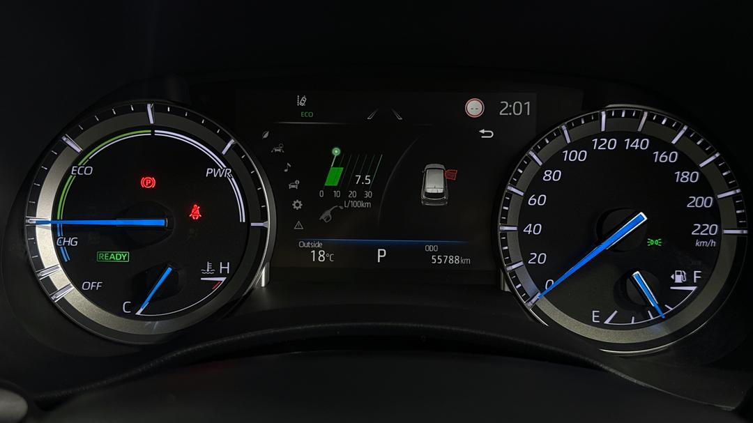 2022 Toyota Kluger Gxl Hybrid AWD, Automatic, 55788 km, Odometer View