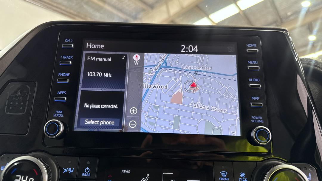 2022 Toyota Kluger Gxl Hybrid AWD, Automatic, 55788 km, Infotainment System