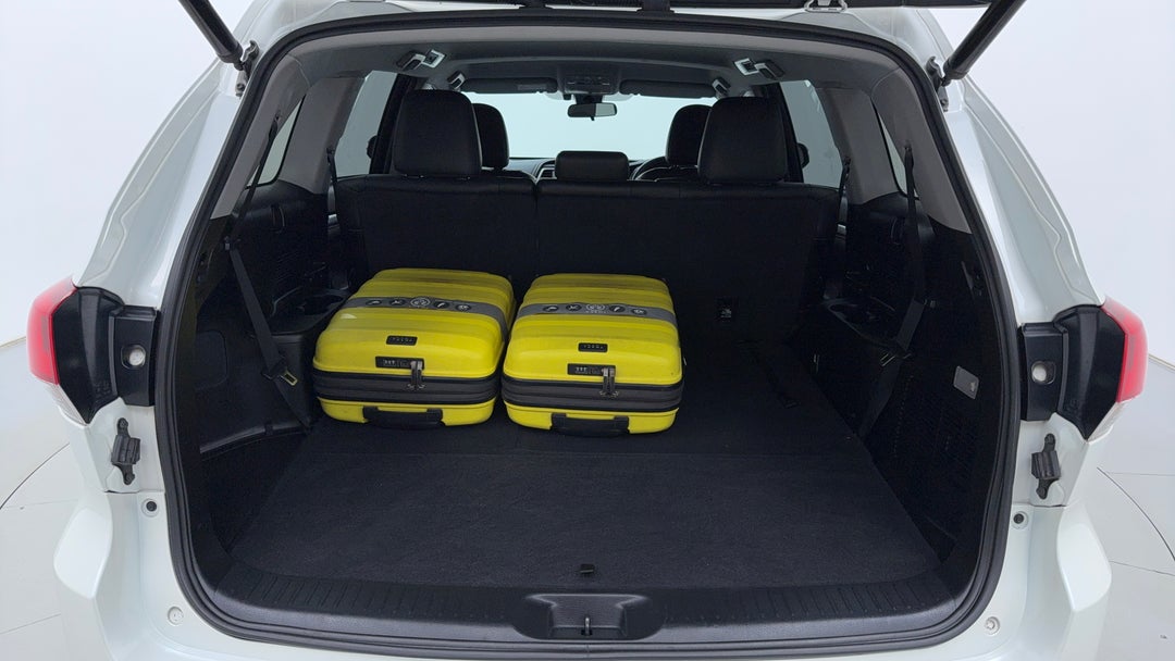 Boot Inside View with Luggage