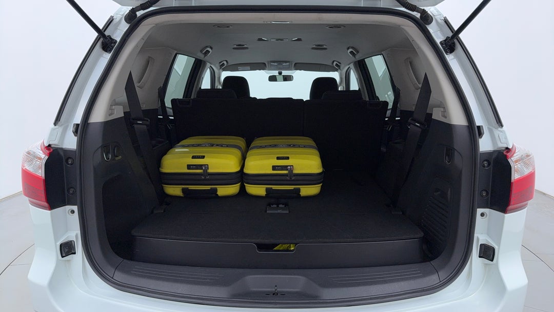 Boot Inside View with Luggage