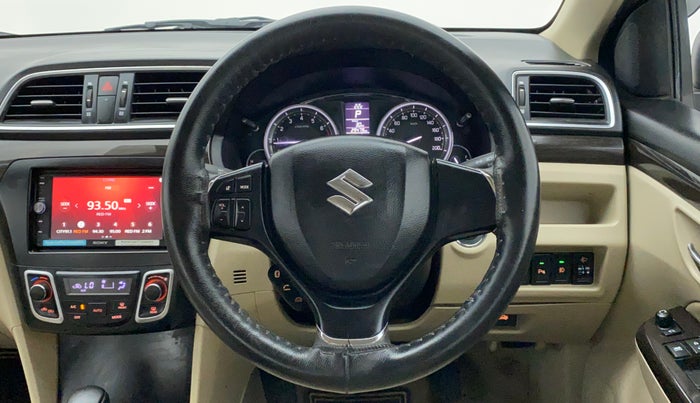 2017 Maruti Ciaz ZETA 1.4  AT PETROL, Petrol, Automatic, 29,479 km, Steering Wheel Close Up