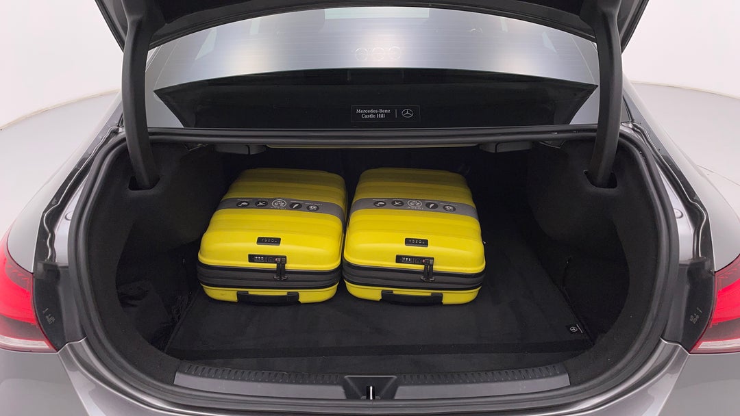 Boot Inside View with Luggage