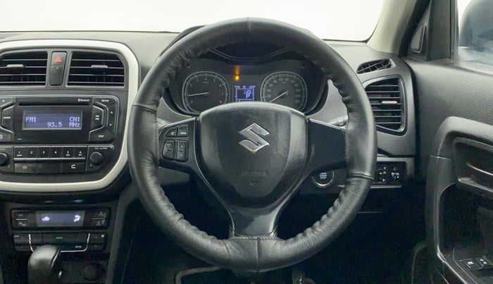 2022 Maruti Vitara Brezza VXI AT SHVS, Petrol, Automatic, 17,377 km, Steering Wheel Close Up