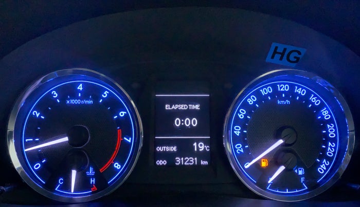 2015 Toyota Corolla Altis G, Petrol, Manual, 31,229 km, Odometer Image