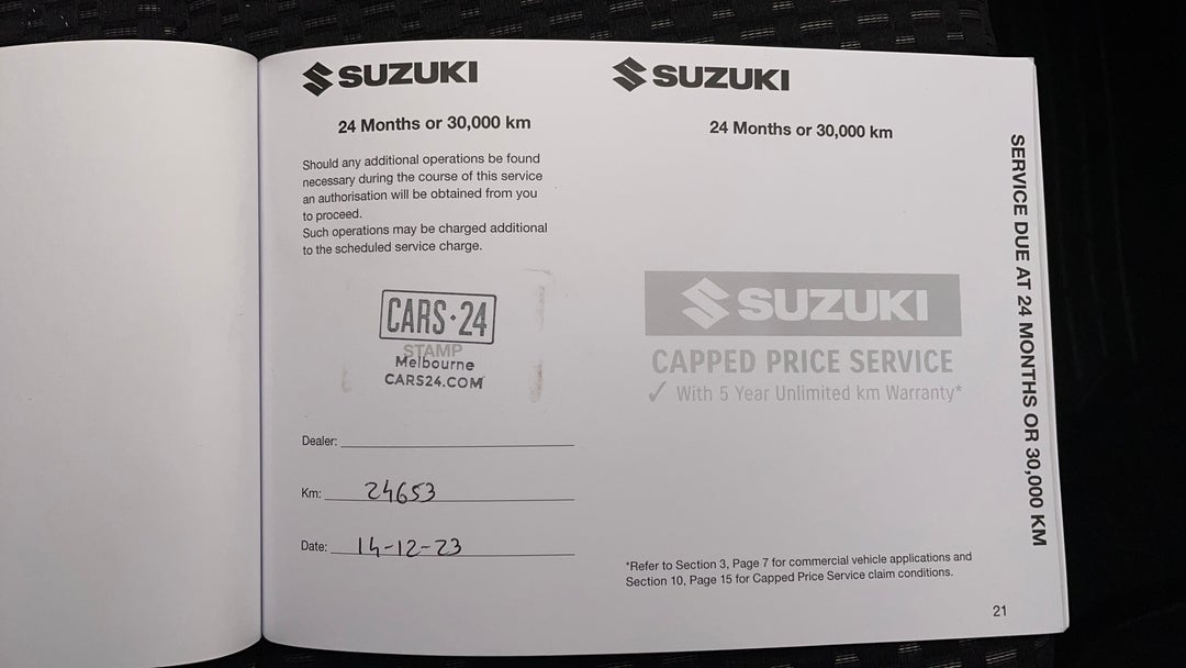 2021 Suzuki Ignis Gl, Manual, 24654 km, Service History
