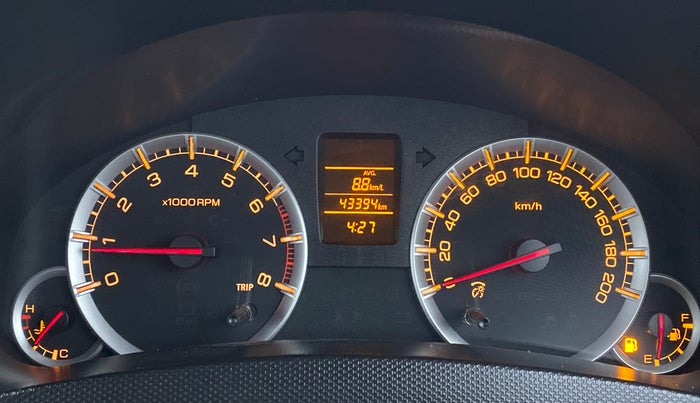 2014 Maruti Swift VXI D, Petrol, Manual, 43,419 km, Odometer Image
