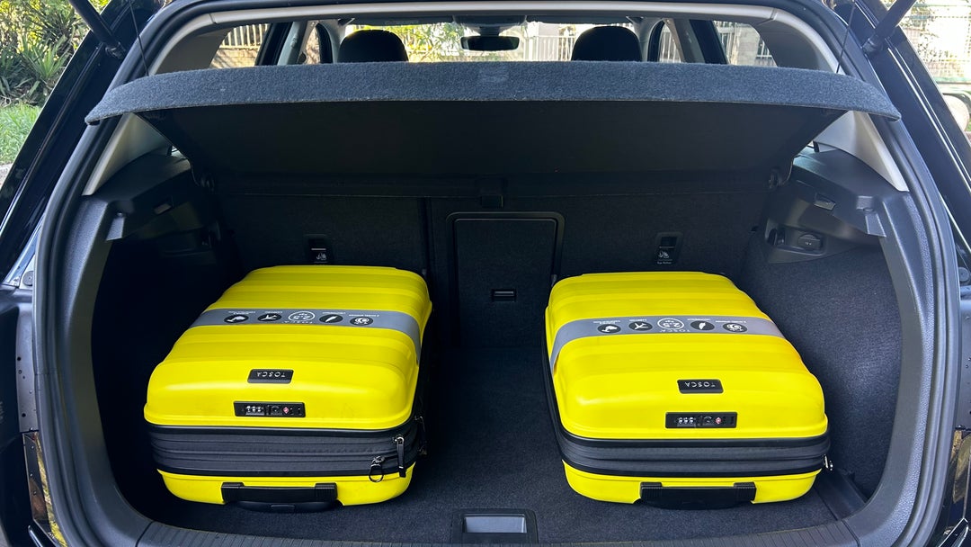 Boot Inside View with Luggage