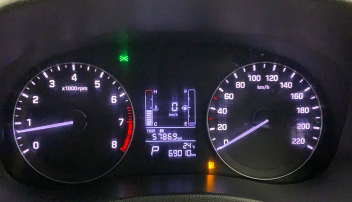 2016 Hyundai Creta SX PLUS AT 1.6 PETROL, Petrol, Automatic, 69,309 km, Odometer Image