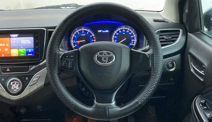 2019 Toyota Glanza G MT PETROL, Petrol, Manual, 11,798 km, Steering Wheel Close Up