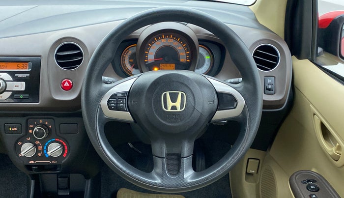 2012 Honda Brio 1.2 S (O) MT IVTEC, Petrol, Manual, 42,520 km, Steering Wheel Close Up