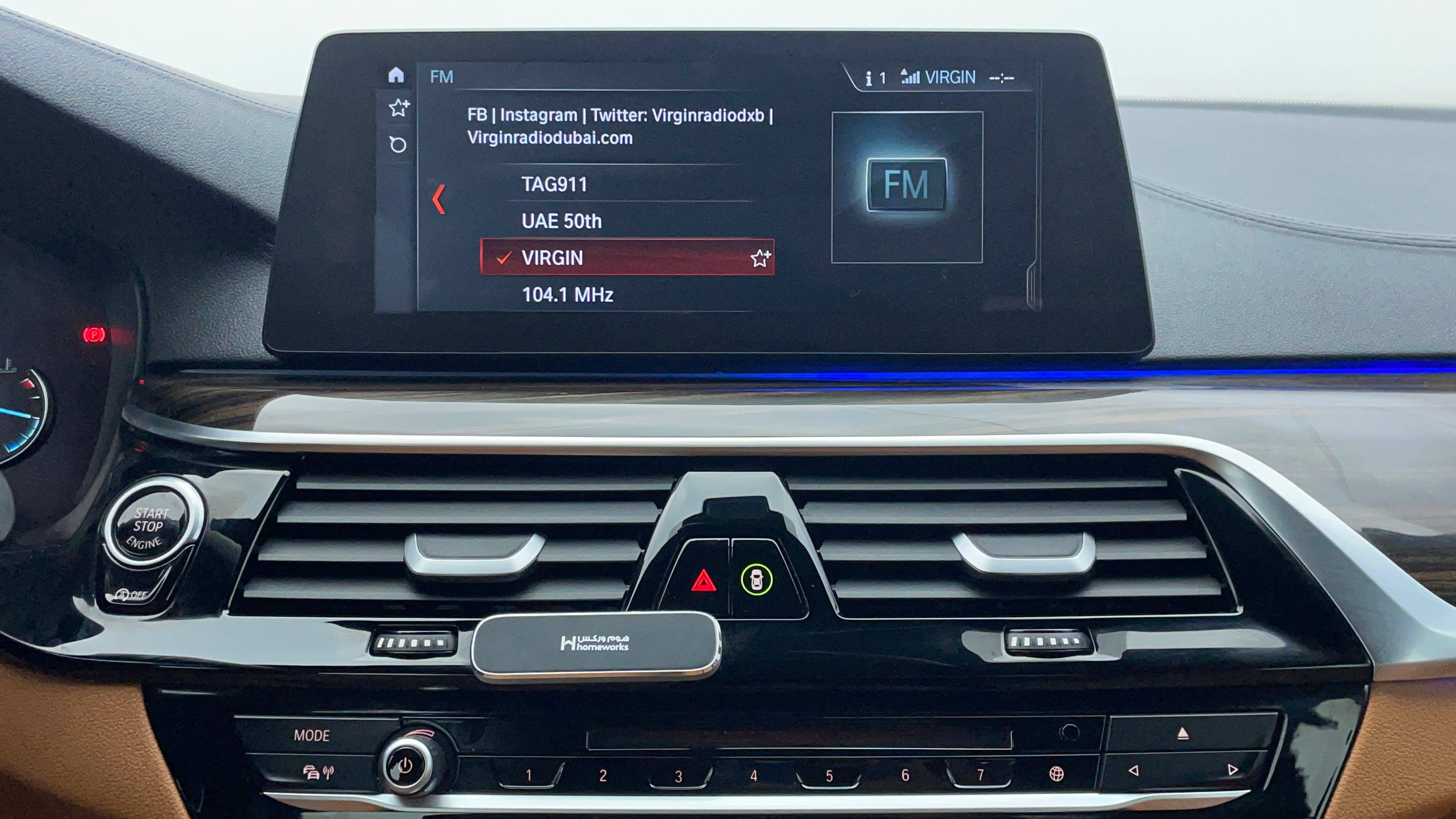 BMW 5 Series-Infotainment System