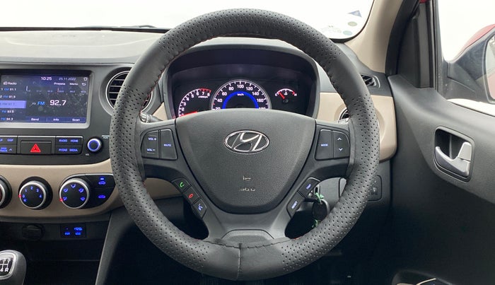 2019 Hyundai Grand i10 SPORTZ 1.2 KAPPA VTVT, Petrol, Manual, 3,309 km, Steering Wheel Close Up