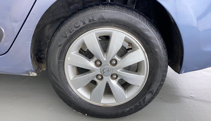 2014 Hyundai Xcent S 1.2 OPT, Petrol, Manual, 73,399 km, Left Rear Wheel