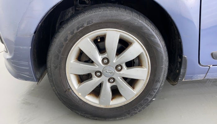 2014 Hyundai Xcent S 1.2 OPT, Petrol, Manual, 73,399 km, Left Front Wheel