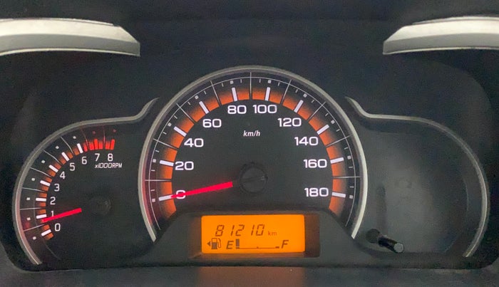 2016 Maruti Alto K10 VXI, Petrol, Manual, 81,210 km, Odometer Image