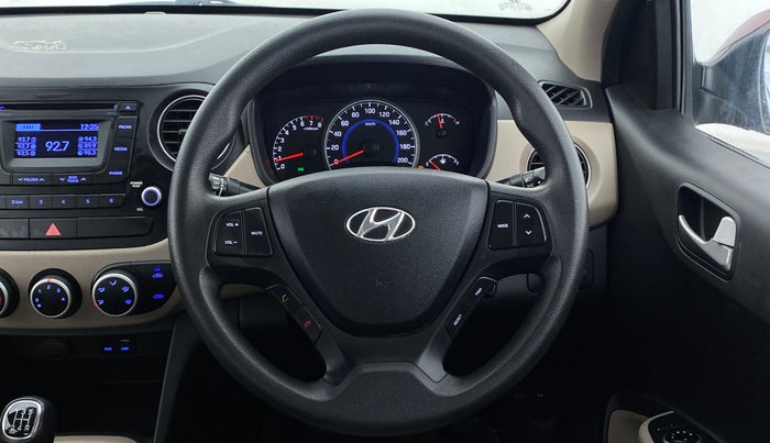 2016 Hyundai Grand i10 SPORTZ 1.2 KAPPA VTVT, Petrol, Manual, 20,437 km, Steering Wheel Close Up