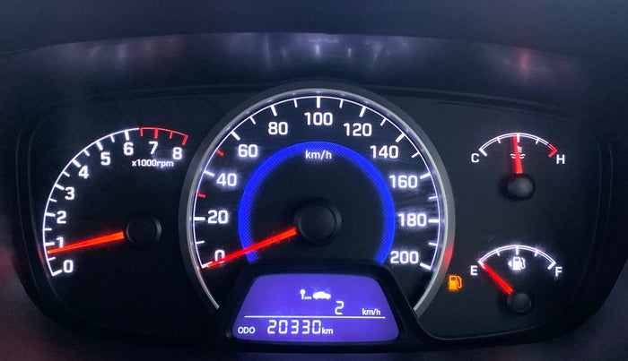 2016 Hyundai Grand i10 SPORTZ 1.2 KAPPA VTVT, Petrol, Manual, 20,437 km, Odometer Image
