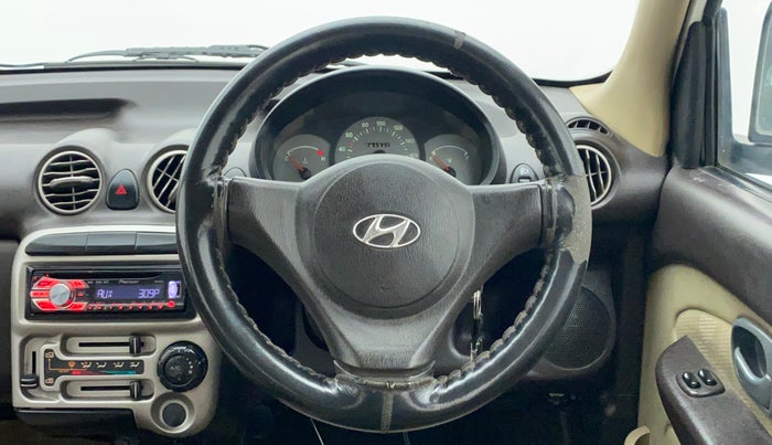 2013 Hyundai Santro Xing GL PLUS, Petrol, Manual, 82,443 km, Steering Wheel Close Up