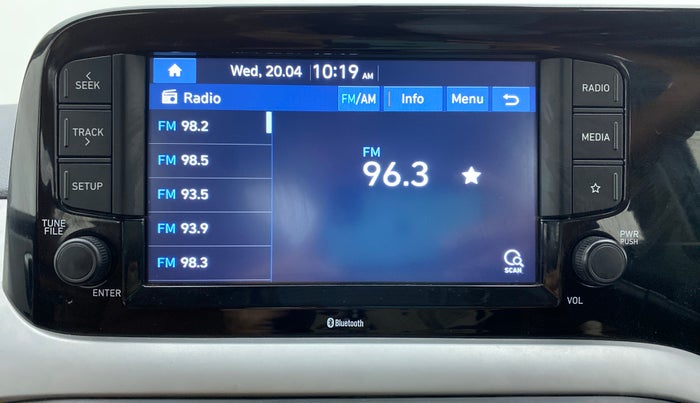 2020 Hyundai GRAND I10 NIOS SPORTZ PETROL, Petrol, Manual, 19,356 km, Infotainment System