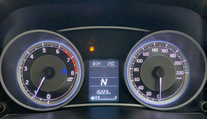 2018 Maruti Dzire VXI AMT, Petrol, Automatic, 15,223 km, Odometer Image