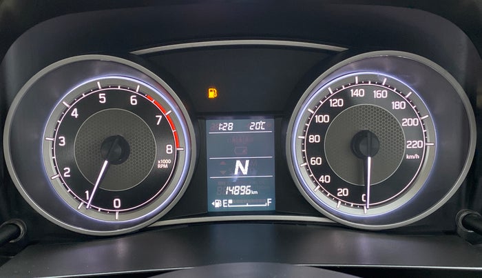 2018 Maruti Dzire VXI AMT, Petrol, Automatic, 14,925 km, Odometer Image