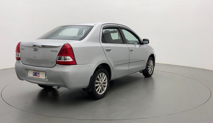 2011 Toyota Etios V, Petrol, Manual, 85,303 km, Right Back Diagonal