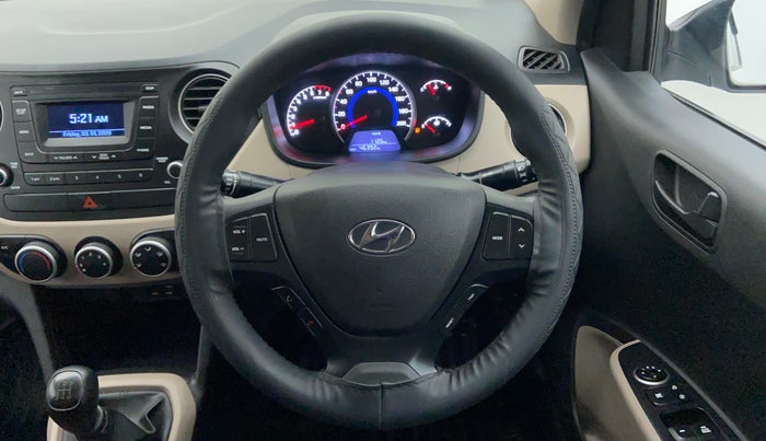 2019 Hyundai Grand i10 MAGNA 1.2 KAPPA VTVT CNG, CNG, Manual, 46,392 km, Steering Wheel Close Up