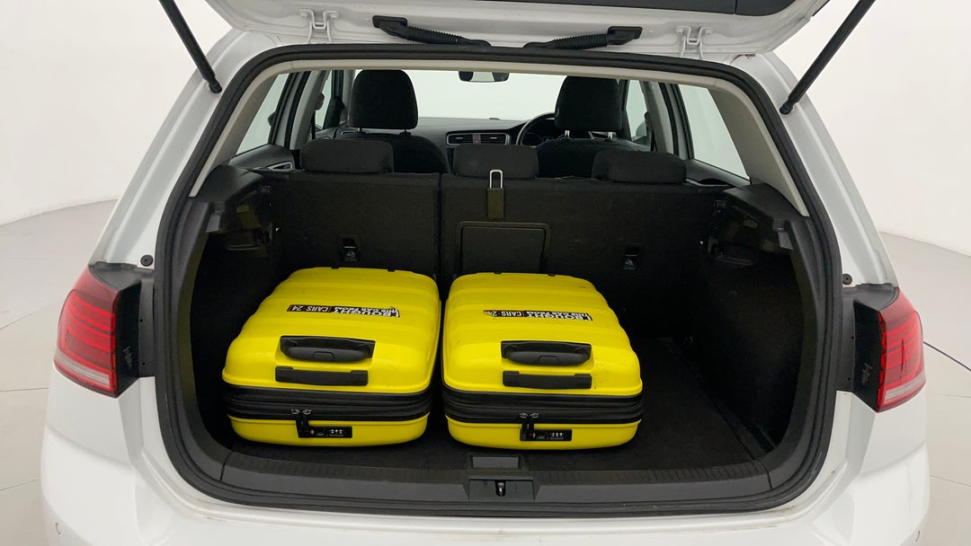 Boot Inside View with Luggage