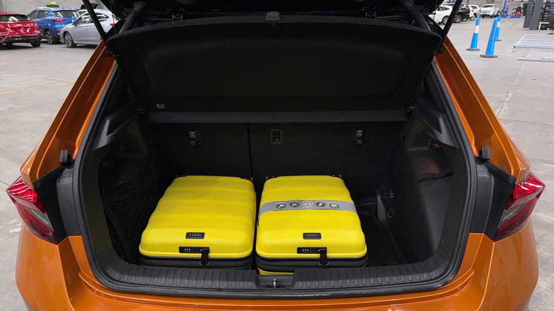 2022 SKODA Fabia 110tsi Monte Carlo Edition 150, Automatic, 42488 km, Boot Inside View with Luggage