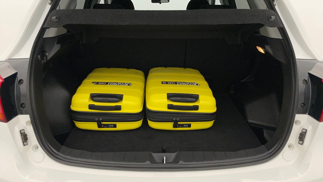 Boot Inside View with Luggage