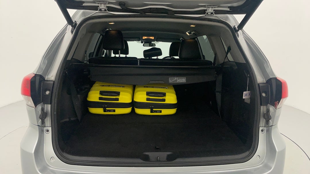 Boot Inside View with Luggage