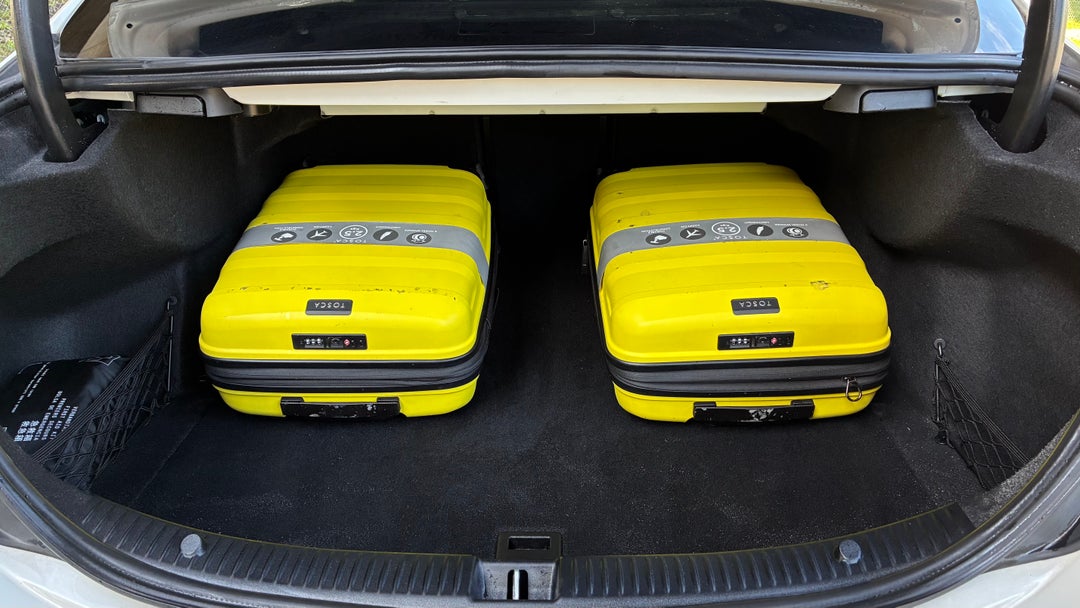Boot Inside View with Luggage