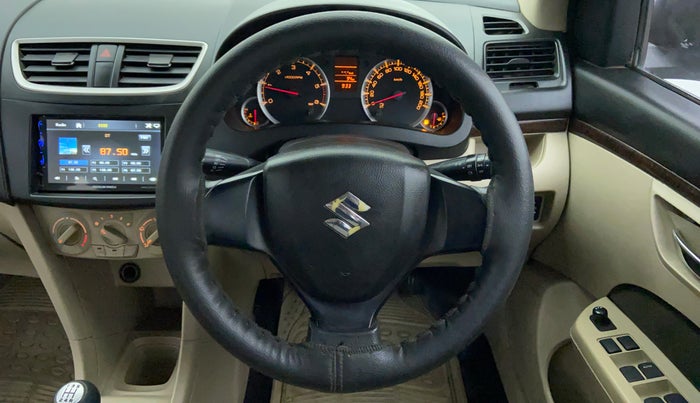 2012 Maruti Swift Dzire VDI BS IV, Diesel, Manual, 348 km, Steering Wheel Close Up