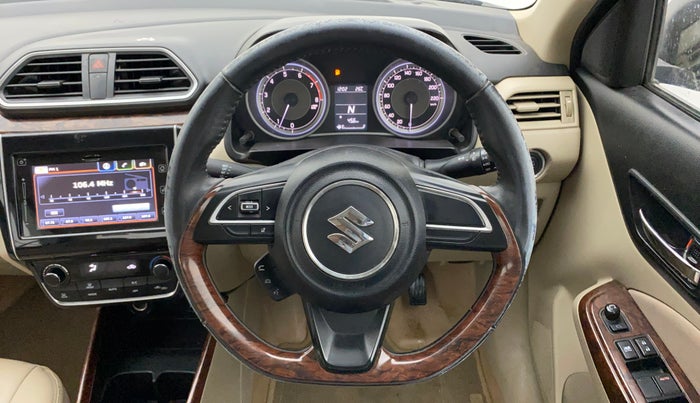 2018 Maruti Dzire ZXI PLUS AMT, Petrol, Automatic, 39,232 km, Steering Wheel Close Up