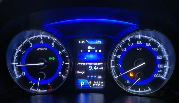 2019 Toyota Glanza V CVT, Petrol, Automatic, 27,730 km, Odometer Image