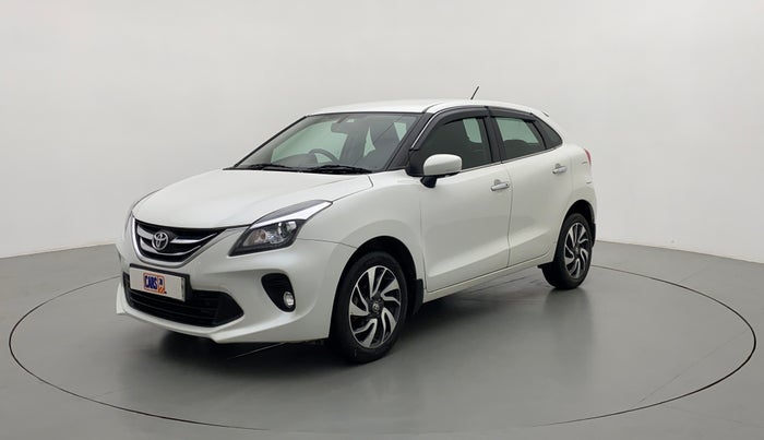 2019 Toyota Glanza V CVT, Petrol, Automatic, 27,730 km, Left Front Diagonal