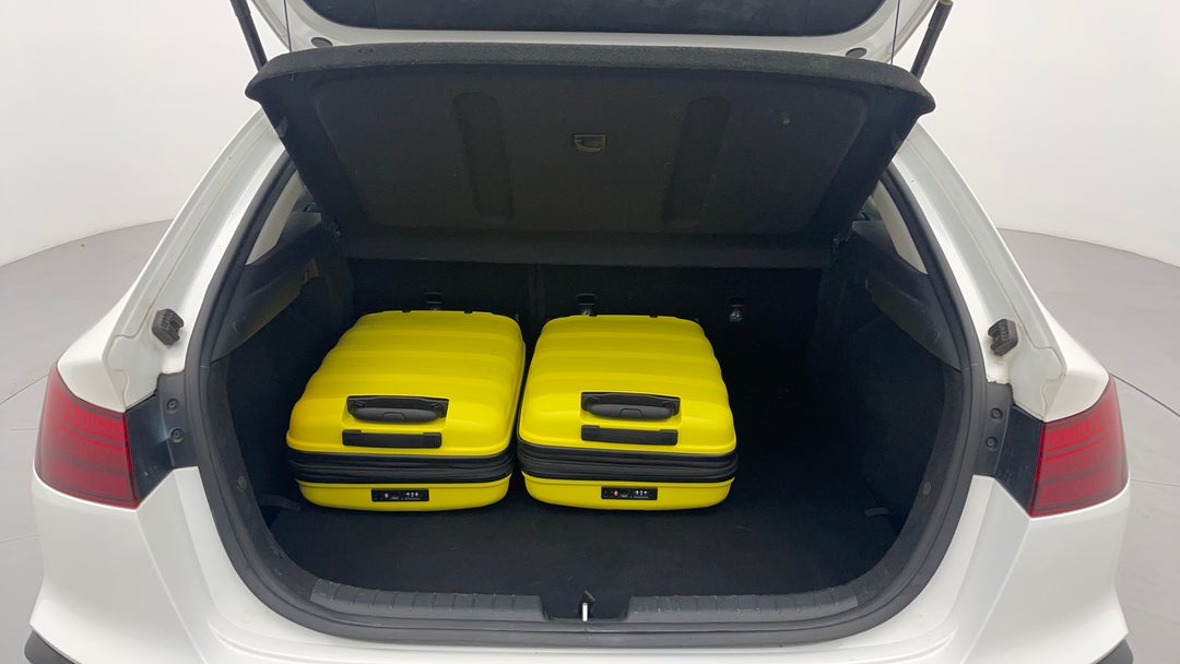 Boot Inside View with Luggage