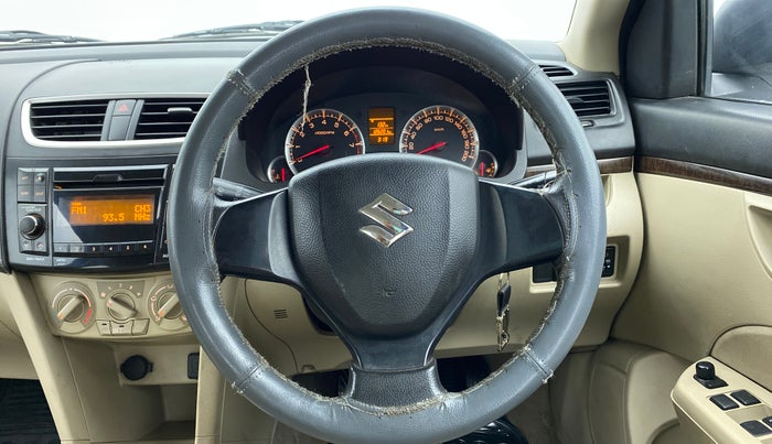 2015 Maruti Swift Dzire VXI 1.2 BS IV, Petrol, Manual, 1,26,217 km, Steering Wheel Close Up