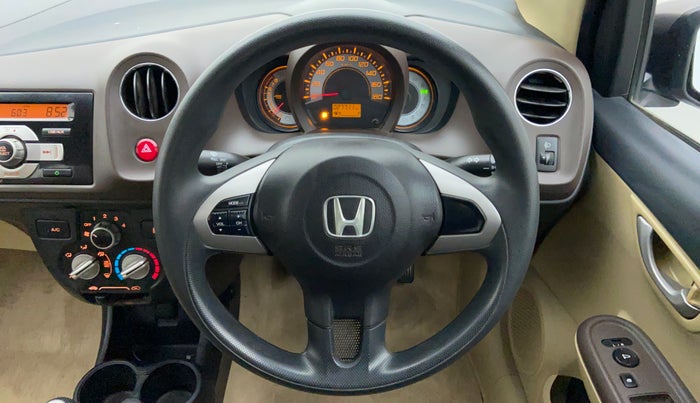 2012 Honda Brio 1.2 V MT I VTEC, Petrol, Manual, 27,755 km, Steering Wheel Close Up