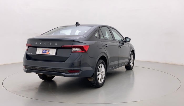 2022 Skoda SLAVIA AMBITION 1.0L TSI AT, Petrol, Automatic, 9,900 km, Right Back Diagonal