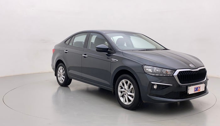 2022 Skoda SLAVIA AMBITION 1.0L TSI AT, Petrol, Automatic, 9,900 km, Right Front Diagonal