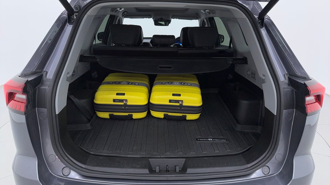 Boot Inside View with Luggage