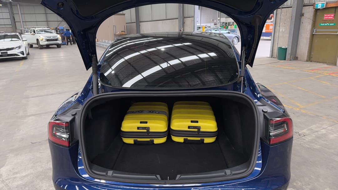 2022 Tesla Model 3 Rear-wheel Drive, Automatic, 66791 km, Boot Inside View with Luggage