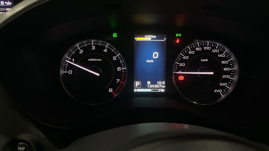 2017 Subaru XV 2.0i-s, Automatic, 134307 km, Odometer View