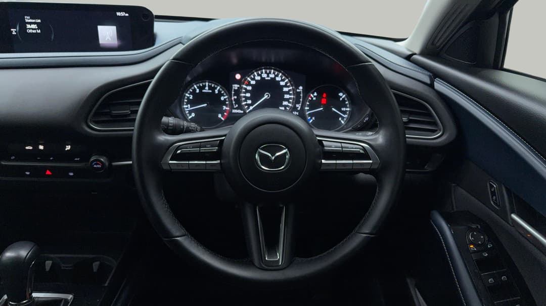 2021 Mazda CX-30 G20 Evolve (FWD), Automatic, 33543 km, Steering Wheel Close-up