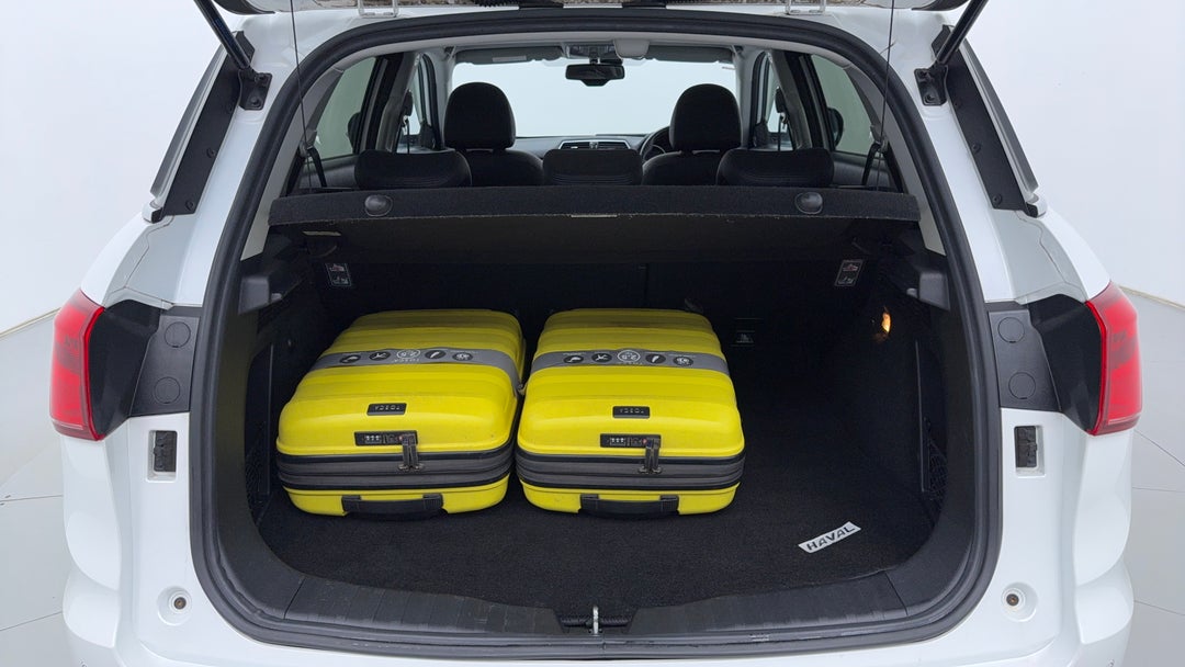 Boot Inside View with Luggage
