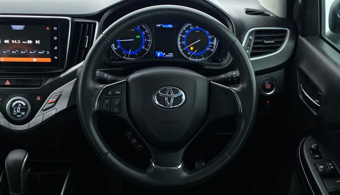 2019 Toyota Glanza V CVT, Petrol, Automatic, 25,560 km, Steering Wheel Close Up