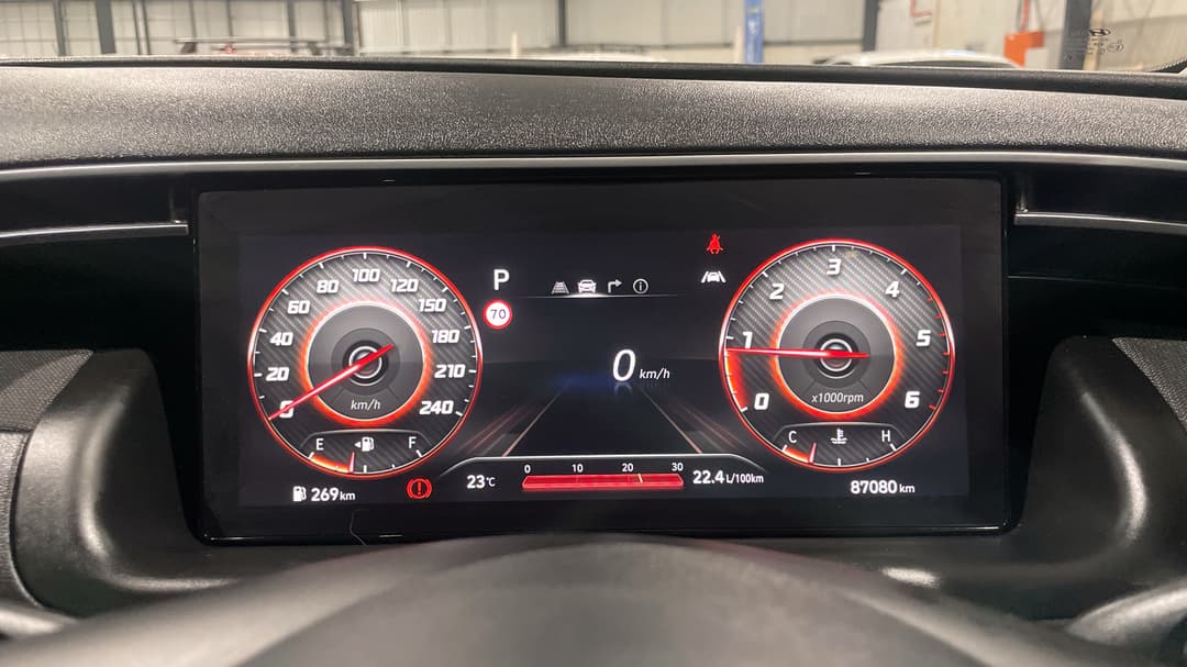 2022 Hyundai Tucson Highlander (AWD), Automatic, 87080 km, Odometer View