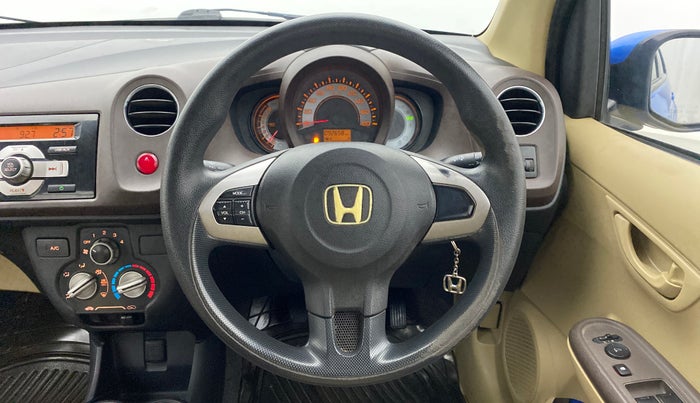 2013 Honda Brio 1.2 S MT I VTEC, Petrol, Manual, 92,658 km, Steering Wheel Close Up