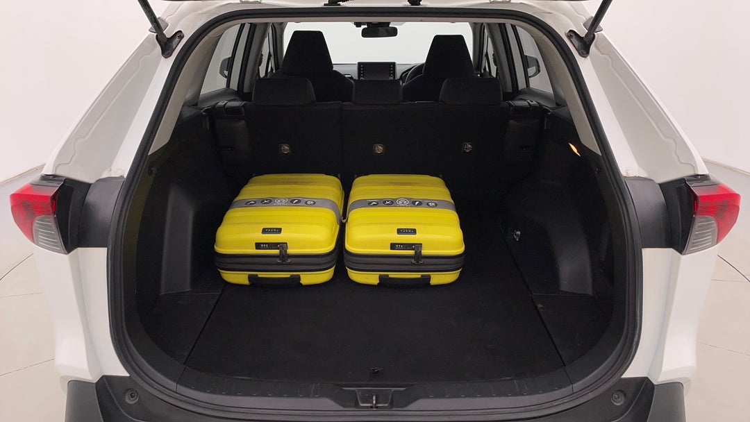 Boot Inside View with Luggage